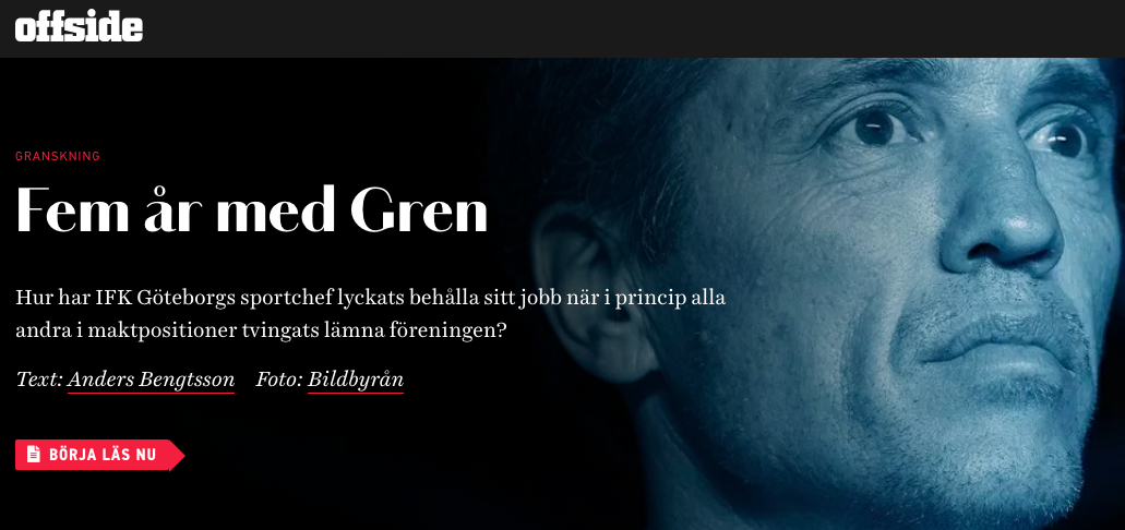 IFK Göteborg: Tuffa anklagelser mot Mats Gren från 26 nuvarande och före detta spelare, agenter, ledare och IFK-anställda